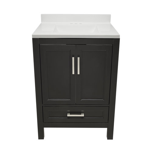 Red Barrel Studio® 25'' Single Bathroom Vanity with Engineered Quartz